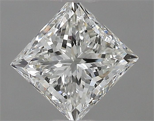 Picture of Natural Diamond 0.70 Carats, Princess with  Cut, G Color, VS1 Clarity and Certified by IGI