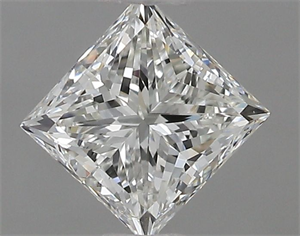 Picture of Natural Diamond 0.70 Carats, Princess with  Cut, G Color, VS1 Clarity and Certified by IGI