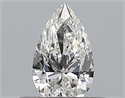 Diamante Natural 0.30 quilates, De pera , Color G, claridad VS1 y certificado GIA