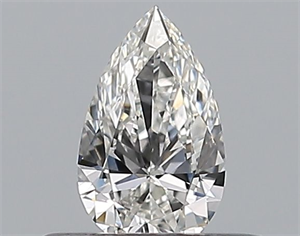Foto Diamante Natural 0.30 quilates, De pera , Color G, claridad VS1 y certificado GIA de