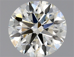 Picture of Natural Diamond 0.76 Carats, Round with Excellent Cut, K Color, VS2 Clarity and Certified by GIA