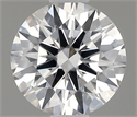 Diamante Natural 0.50 quilates, Redondo , Color D, claridad VS2 y certificado GIA