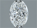 Natural Diamond 1.00 Carats, Oval with  Cut, E Color, SI1 Clarity and Certified by GIA