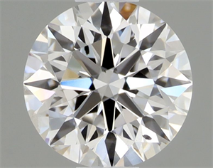 Foto Diamante Natural 0.44 quilates, Redondo , Color F, claridad SI1 y certificado GIA de