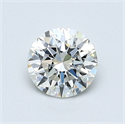 Natural Diamond 0.71 Carats, Round with Excellent Cut, J Color, VS2 Clarity and Certified by GIA