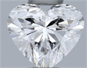 Natural Diamond 0.30 Carats, Heart with  Cut, D Color, VS1 Clarity and Certified by GIA