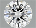 Lab Grown Diamond 1.47 Carats, Round with Ideal Cut, D Color, VS1 Clarity and Certified by IGI