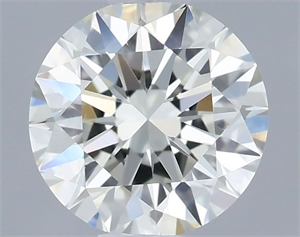 Picture of Natural Diamond 0.50 Carats, Round with Excellent Cut, H Color, VVS2 Clarity and Certified by IGI