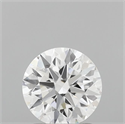 Lab Grown Diamond 1.23 Carats, Round with Ideal Cut, D Color, VS1 Clarity and Certified by IGI