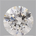 Diamante Natural 0.53 quilates, Redondo , Color I, claridad IF y certificado GIA