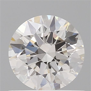 Foto Diamante Natural 0.53 quilates, Redondo , Color I, claridad IF y certificado GIA de