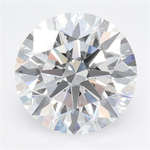 Picture of Lab Grown Diamond 3.80 Carats, Round with Ideal Cut, D Color, VVS1 Clarity and Certified by IGI