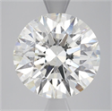 Natural Diamond 3.57 Carats, Round with Excellent Cut, I Color, SI2 Clarity and Certified by GIA