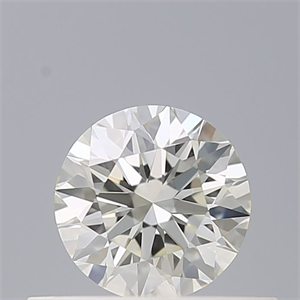 Picture of Natural Diamond 0.41 Carats, Round with Excellent Cut, H Color, VVS1 Clarity and Certified by IGI