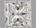 Natural Diamond 0.60 Carats, Princess with  Cut, F Color, VS2 Clarity and Certified by GIA
