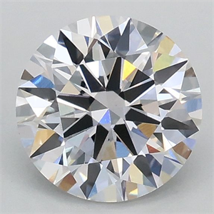 Picture of Lab Grown Diamond 1.07 Carats, Round with Ideal Cut, D Color, VS1 Clarity and Certified by IGI