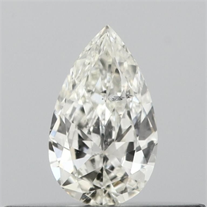 Foto Diamante Natural 0.18 quilates, De pera , Color H, claridad SI2 y certificado IGI de