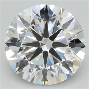 Picture of Lab Grown Diamond 4.01 Carats, Round with Ideal Cut, E Color, VVS1 Clarity and Certified by IGI
