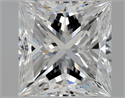 Natural Diamond 0.40 Carats, Princess with  Cut, D Color, VS1 Clarity and Certified by GIA