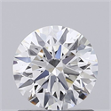 Lab Grown Diamond 1.06 Carats, Round with Ideal Cut, F Color, VS1 Clarity and Certified by IGI