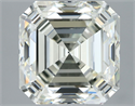 Natural Diamond 3.53 Carats, Asscher with  Cut, I Color, VVS1 Clarity and Certified by IGI