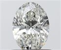 Diamante Natural 0.64 quilates, Ovalado , Color H, claridad VVS1 y certificado IGI