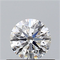 Diamante Natural 0.45 quilates, Redondo , Color D, claridad VS1 y certificado GIA