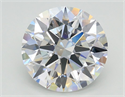 Lab Grown Diamond 2.03 Carats, Round with Ideal Cut, E Color, VVS1 Clarity and Certified by IGI