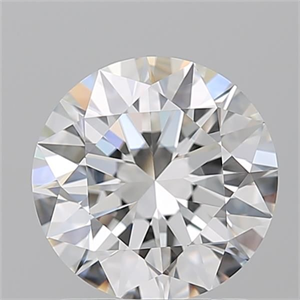 Picture of Natural Diamond 1.61 Carats, Round with Excellent Cut, F Color, VVS2 Clarity and Certified by GIA