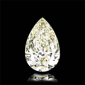 Foto Diamante Natural 4.20 quilates, De pera , Color M, claridad FL y certificado GIA de