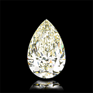 Foto Diamante Natural 4.20 quilates, De pera , Color M, claridad FL y certificado GIA de
