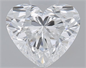 Natural Diamond 0.40 Carats, Heart with  Cut, F Color, VVS1 Clarity and Certified by GIA