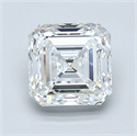 Diamante Natural 1.70 quilates, Asscher , Color F, claridad VVS1 y certificado GIA