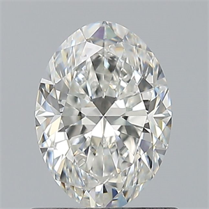 Foto Diamante Natural 0.70 quilates, Ovalado , Color H, claridad IF y certificado GIA de