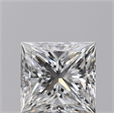 Natural Diamond 1.20 Carats, Princess with  Cut, G Color, VVS2 Clarity and Certified by GIA