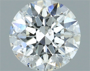 Picture of Natural Diamond 0.71 Carats, Round with Excellent Cut, E Color, I1 Clarity and Certified by GIA