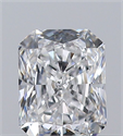 Natural Diamond 0.30 Carats, Radiant with  Cut, E Color, VS1 Clarity and Certified by GIA