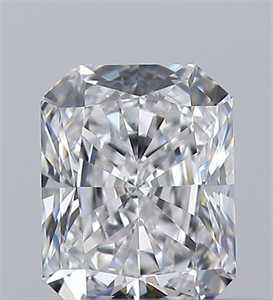 Picture of Natural Diamond 0.30 Carats, Radiant with  Cut, E Color, VS1 Clarity and Certified by GIA
