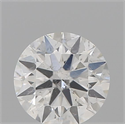 Natural Diamond 0.46 Carats, Round with Excellent Cut, F Color, SI2 Clarity and Certified by IGI