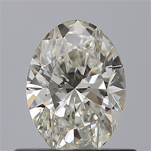 Picture of Natural Diamond 0.50 Carats, Oval with  Cut, H Color, IF Clarity and Certified by IGI