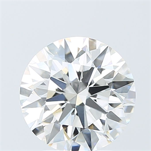 Picture of Lab Grown Diamond 3.07 Carats, Round with Ideal Cut, E Color, VS1 Clarity and Certified by IGI
