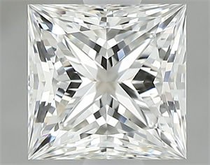 Foto Diamante Natural 1.01 quilates, Princesa , Color H, claridad VVS1 y certificado GIA de