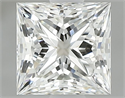 Natural Diamond 1.01 Carats, Princess with  Cut, H Color, VVS1 Clarity and Certified by GIA