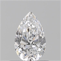 Diamante Natural 0.50 quilates, De pera , Color E, claridad VVS2 y certificado GIA