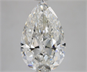Diamante Natural 3.01 quilates, De pera , Color F, claridad SI1 y certificado GIA