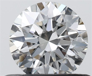 Picture of Natural Diamond 0.50 Carats, Round with Excellent Cut, F Color, VVS1 Clarity and Certified by IGI