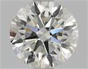 Natural Diamond 0.80 Carats, Round with Excellent Cut, J Color, VVS2 Clarity and Certified by GIA
