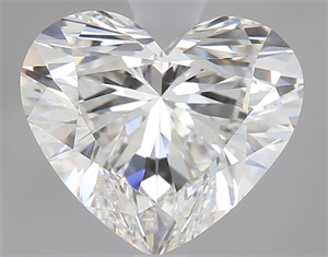 Picture of Natural Diamond 1.90 Carats, Heart with  Cut, F Color, VS2 Clarity and Certified by GIA