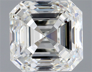 Picture of Natural Diamond 1.90 Carats, Asscher with  Cut, I Color, VS1 Clarity and Certified by GIA