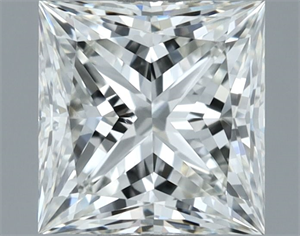 Picture of Natural Diamond 1.00 Carats, Princess with  Cut, I Color, VS2 Clarity and Certified by GIA